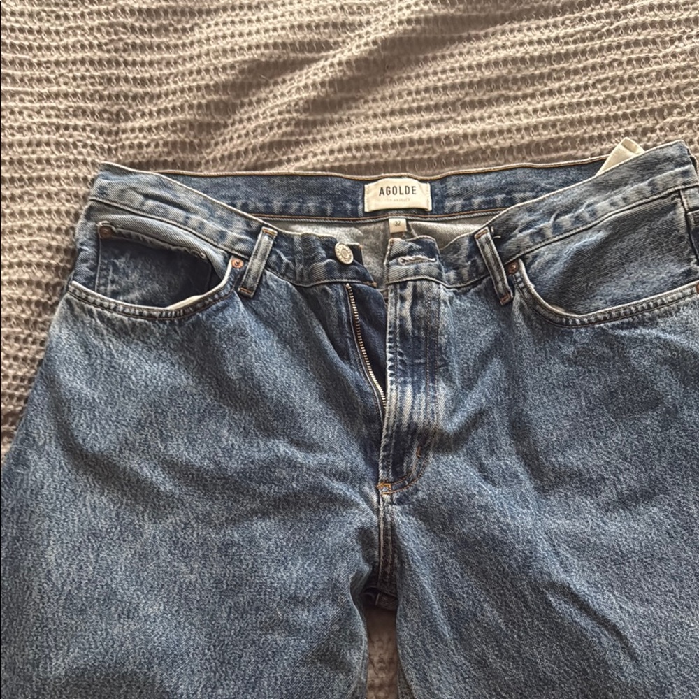 AGOLDE Blue Denim Jeans